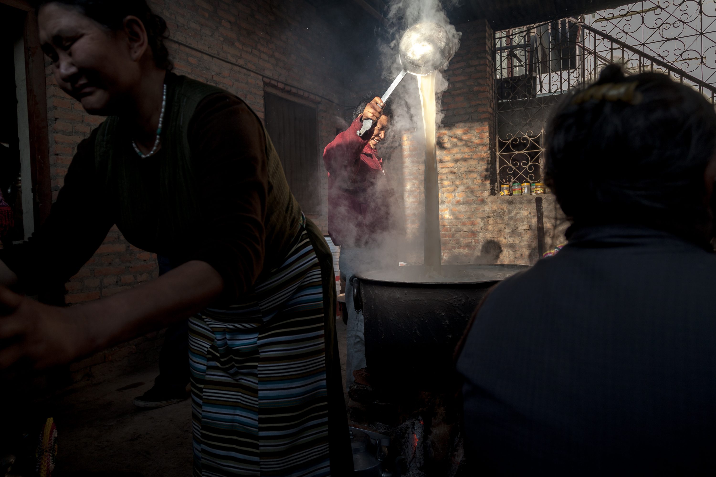 AGRICULTURE AND FOOD PORTFOLIO Tibetan refugees prepare traditional tea in Nepal