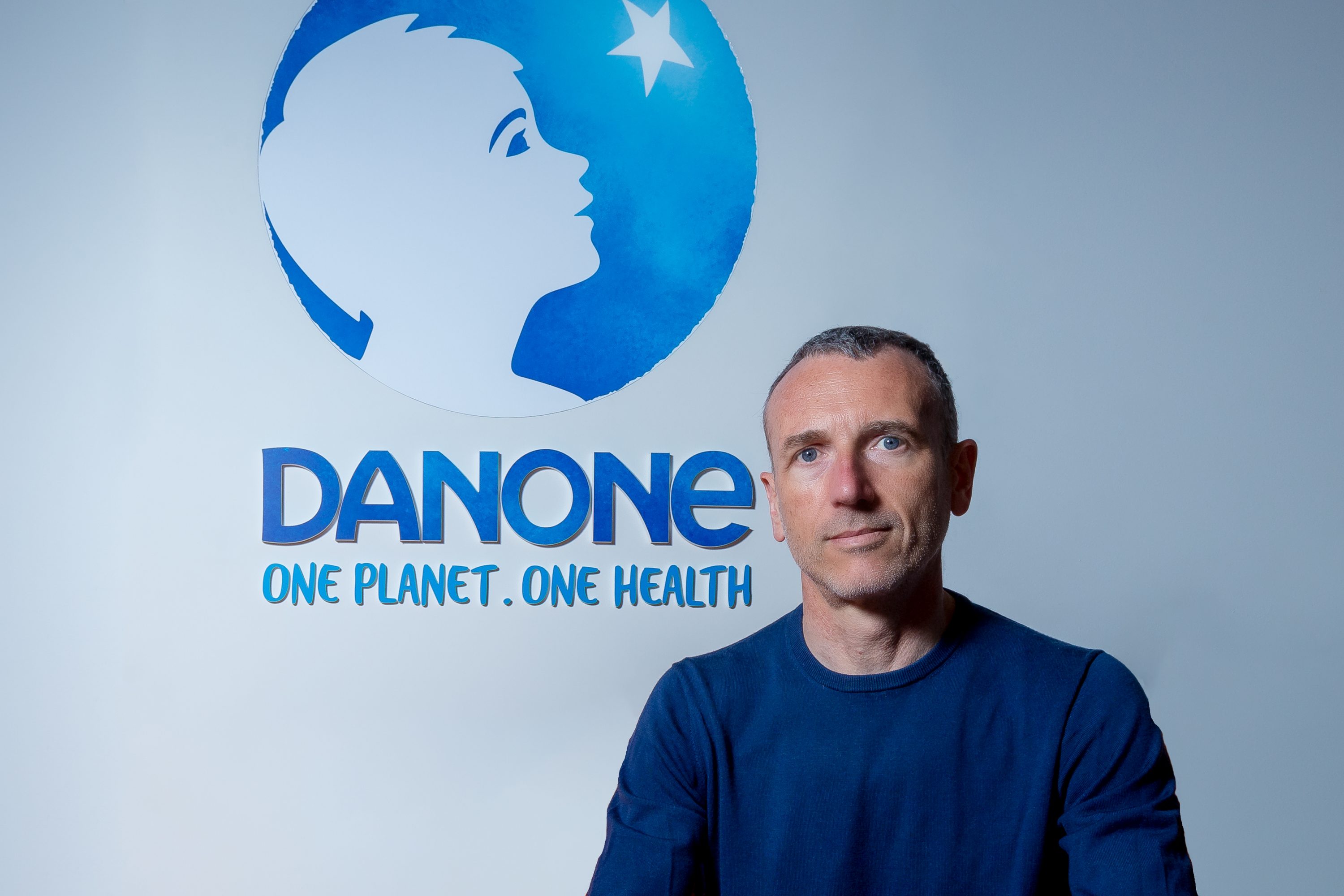 Emmanuel Faber, CEO of Danone, poses for a photo in Paris
