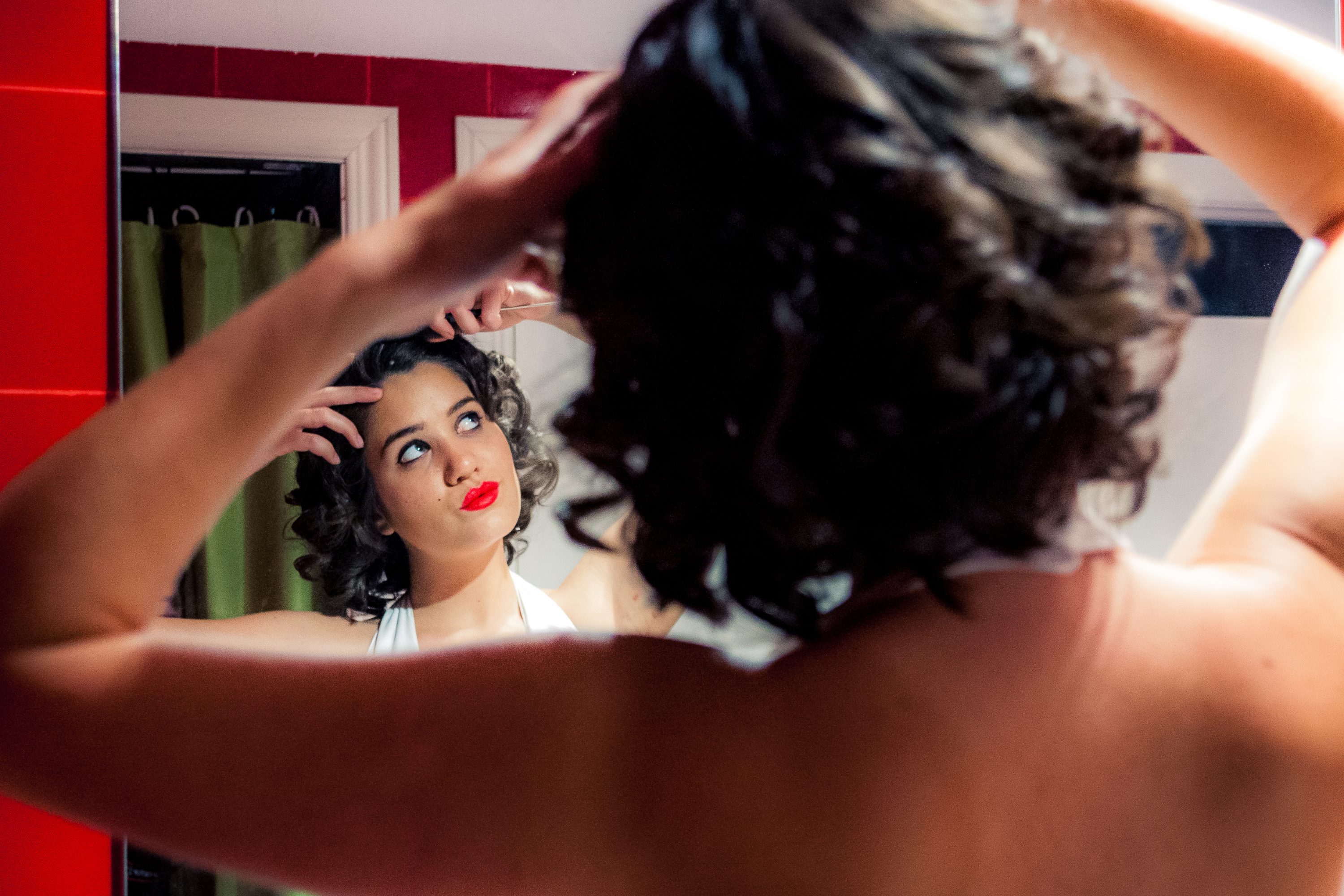 Argentine actress Micaela Godoy poses at a private photo shoot in Spain