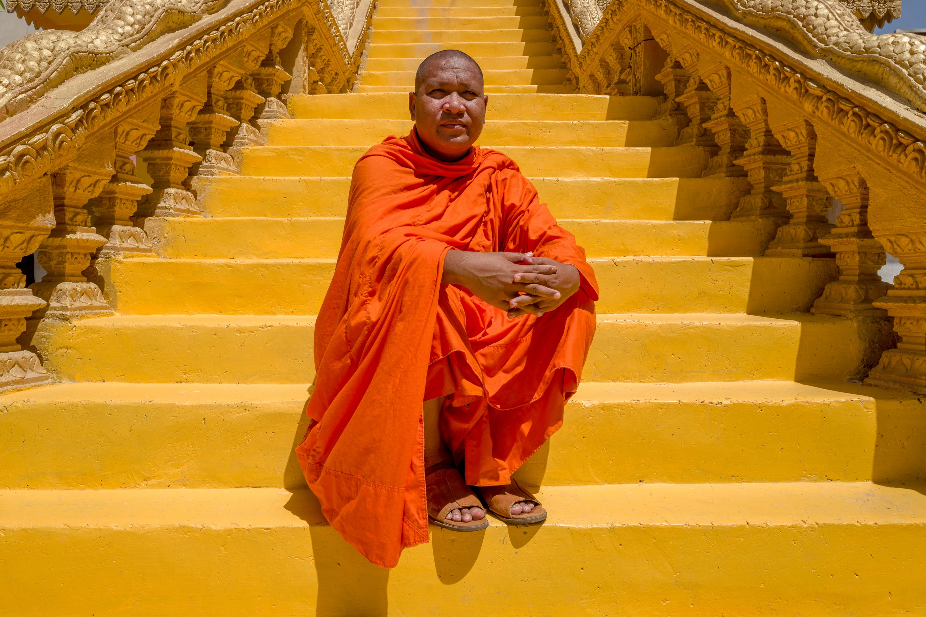 Luon Sovath poses for a portrait in Cambodia