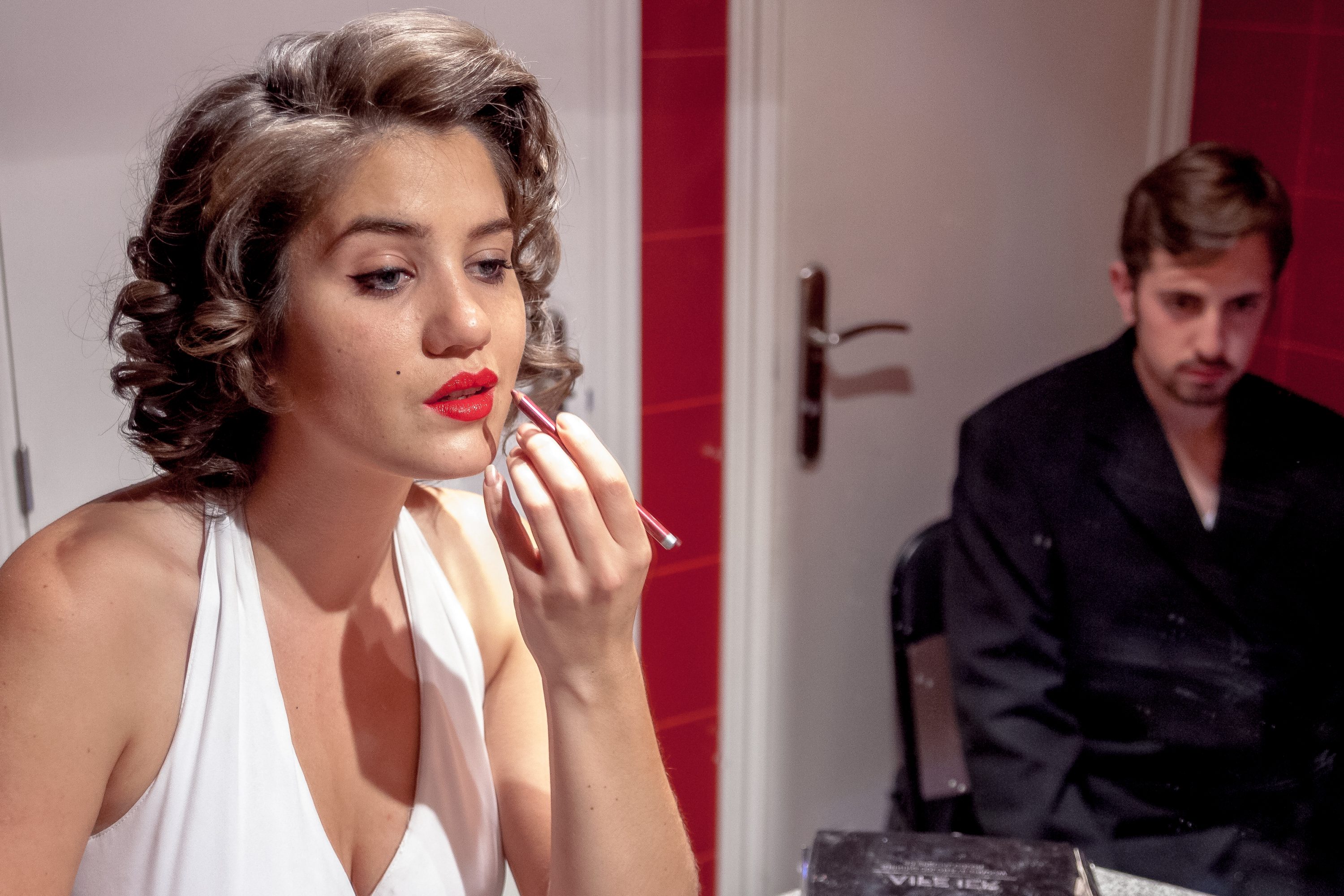 Argentine actress Micaela Godoy poses at a private photo shoot in Spain