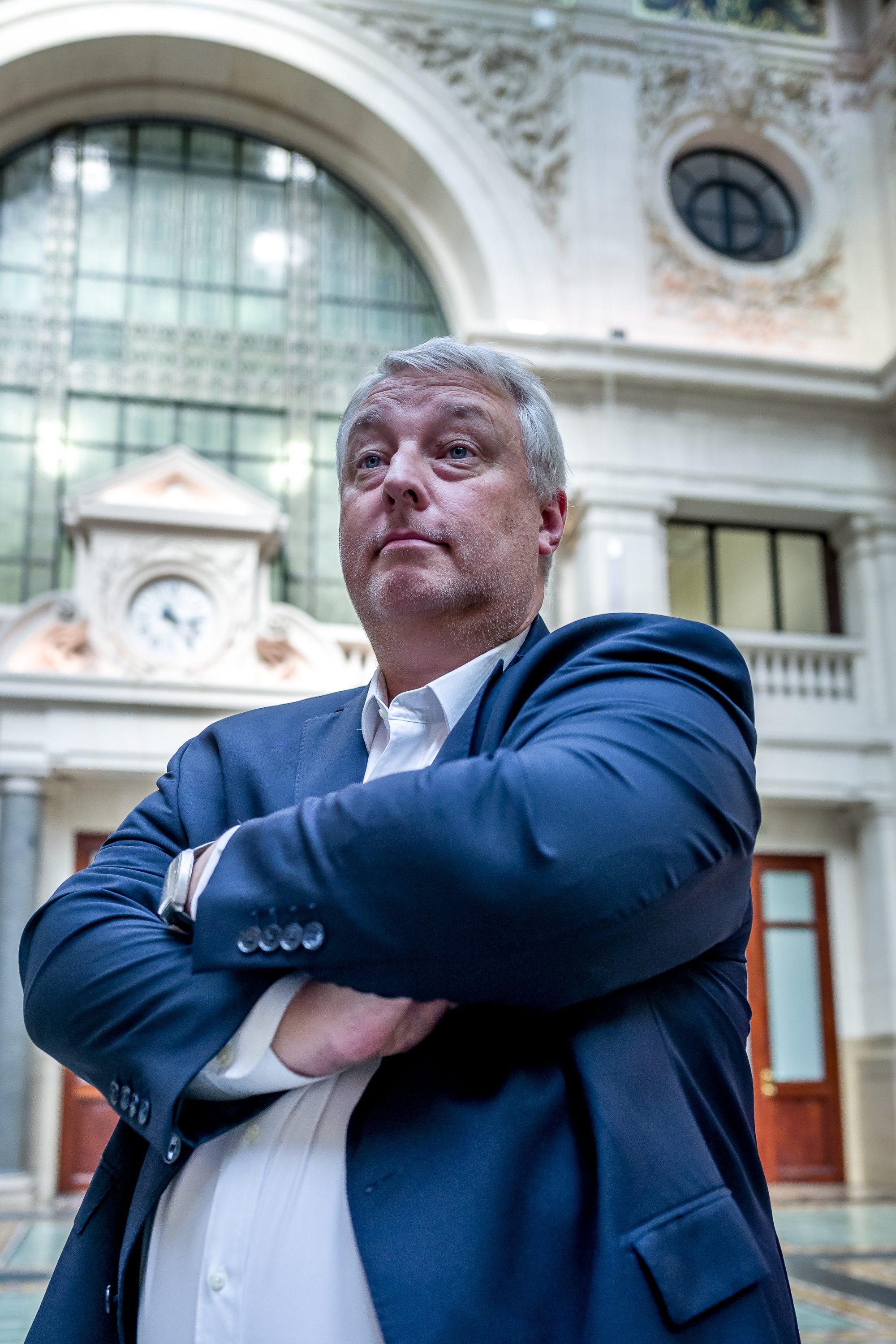 Yann Couellan poses for a photo in Paris